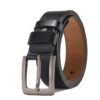 Cowhide Mens Black Belt 43 Inches