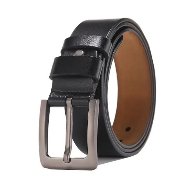 Cowhide Mens Black Belt 43 Inches